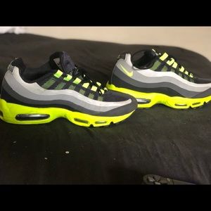 Nike air max black and green